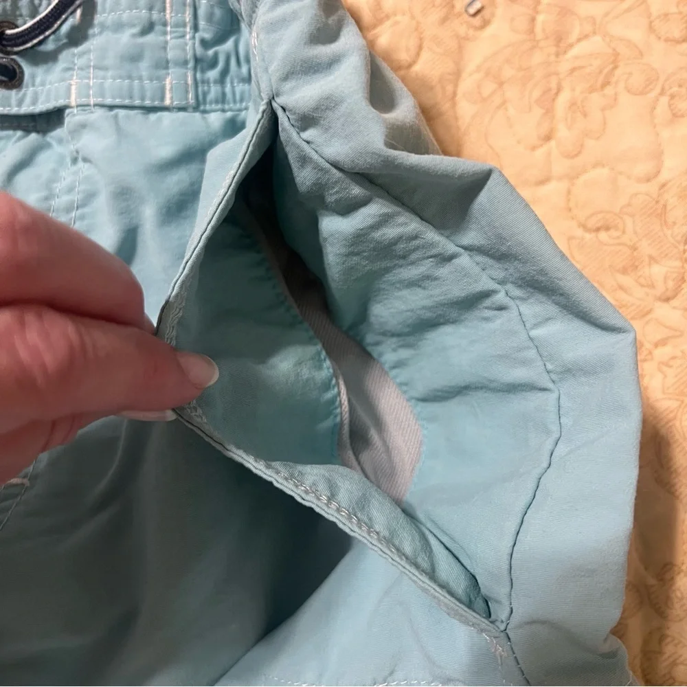Daniel Cremieux Navy and Turquoise Swim Shorts